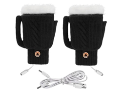 2026-guantes Calentados Por Usb Para Mujer Y Hombre Con Modo De Dedos Completos Y Medio, Calefacción Doble Lavable Para Invierno