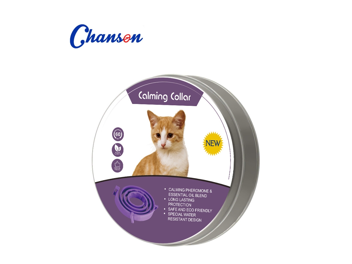Collar Calmante Para Gatos Que Contiene Feromonas, Natural, Impermeable Y Duradero.