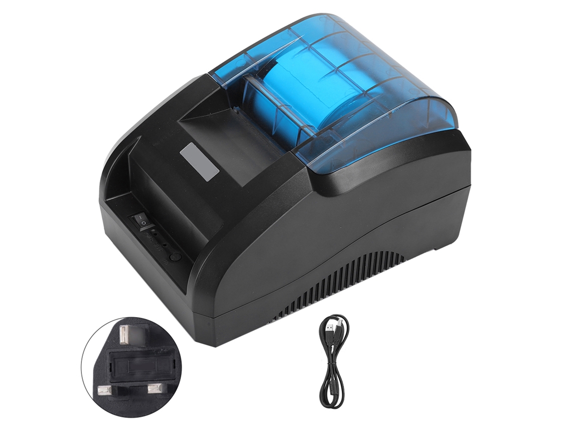 Impresora De Recibos Térmica Bluetooth Usb 203dpi Para Escritorio, Teléfono Móvil Y Computadora