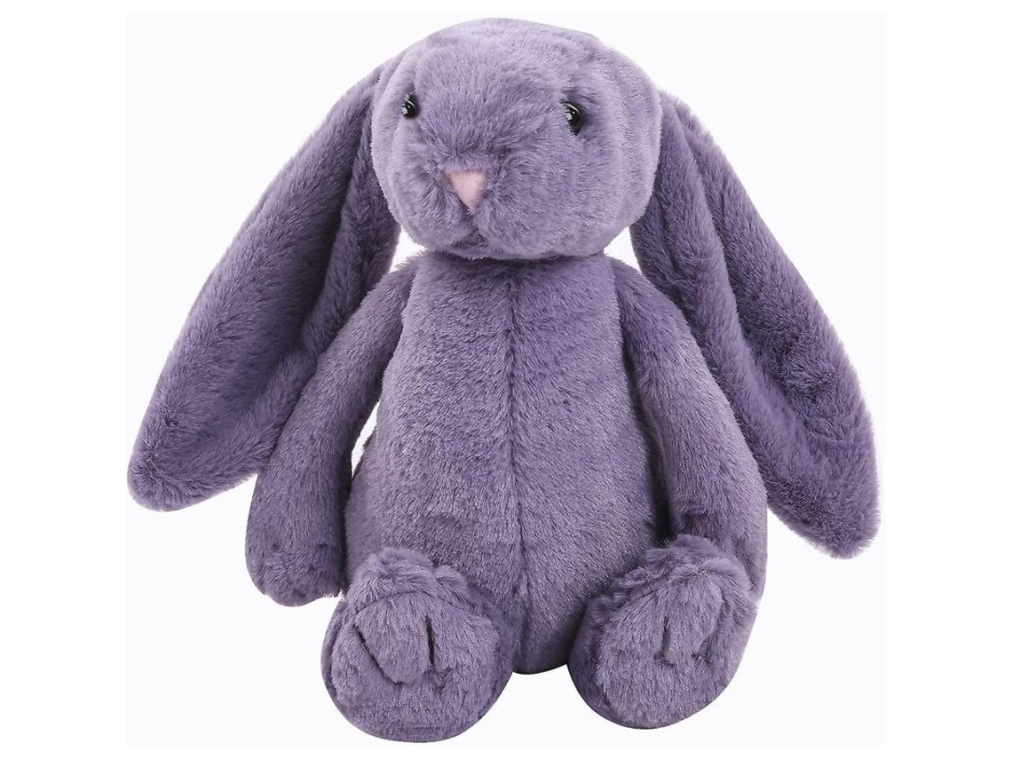 2026-conejito De Peluche, 30 Cm, Super Fluffy Con Orecas Largas, Juguete Cute Para Niños Y Adultos (morado)