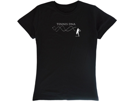 Camiseta de Mujer KRUSKIS Dna Tenis Negro (XL)
