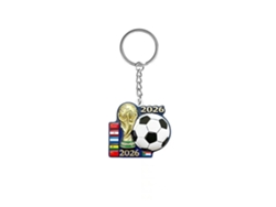 Llavero Resina Relieve 3d Copa 2026 Trofeo Fifa, Banderas Selecciones Y Balón Fútbol, Accesorio Coleccionable Hincha Anti-desvanecimiento