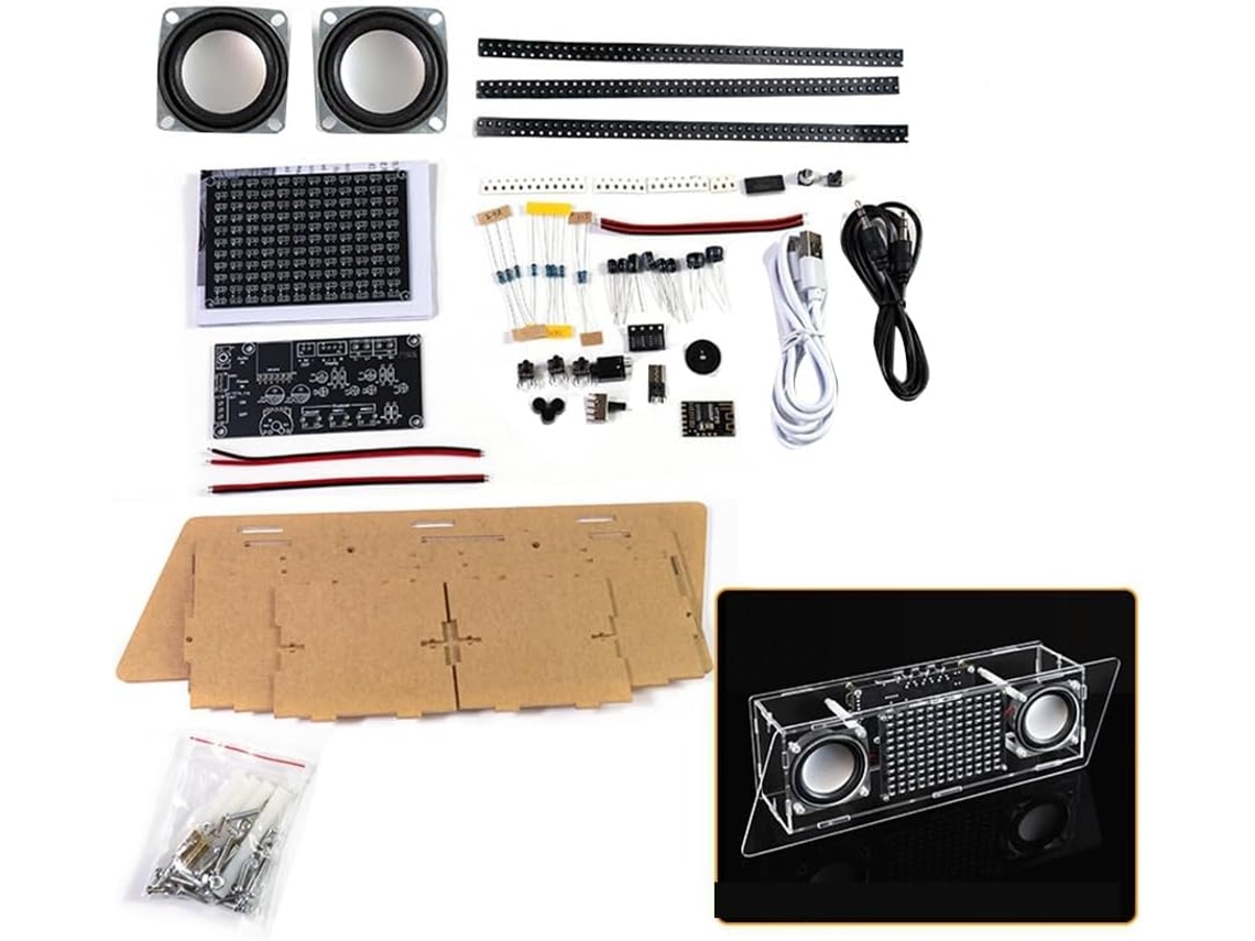 Kit Electrónico Multifuncional De Ensamblaje De Audio Bluetooth De Doble Canal