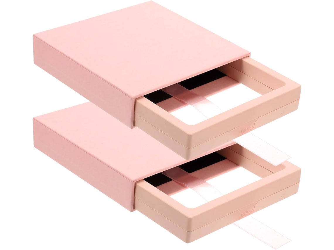 Joyería Tpu Abs 2 Unidades Pulseras Anillos Diseño Práctico Almacenamiento Organizado Organizador Cajones