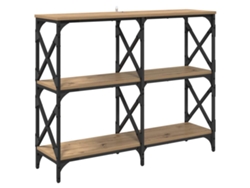 Maison Exclusive - Mesa Consola Roble Artesanal 100 X 28 X 80,5 Cm