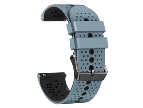 Correa de Silicona 22mm dos colores para Garmin Forerunner 255/745 - azul marino/negro
