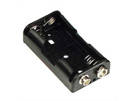 Soporte de batería 2Xaa con terminal de batería de 9V