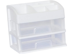 Organizador De Maquillaje De Viaje De Doble Capa Estilo Cajón Para Mantener El Tocador Ordenado.