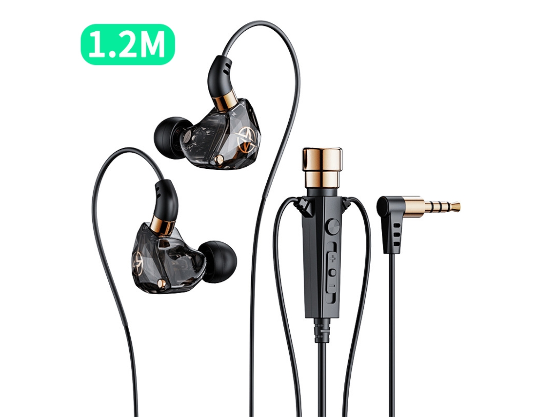 Auriculares De Karaoke (1,2 M, Negros), Micrófono Y Cable De Audio, Cancelación De Ruido Baja, Inalámbricos