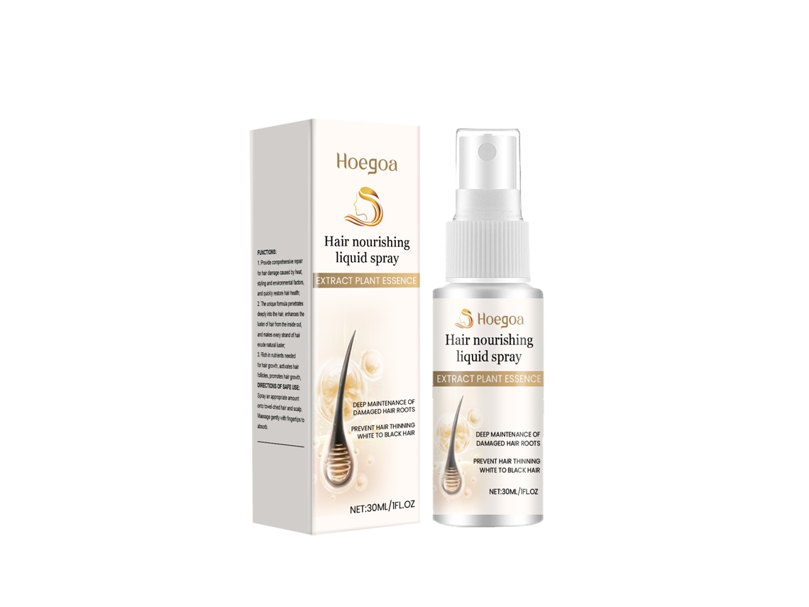 Spray para el cuidado del cabello que favorece el crecimiento capilar.