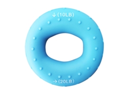 Anillo De Silicona Duradero Para Fortalecer Las Manos Y Los Dedos, Ligero, Azul, 4,5/9 Kg.