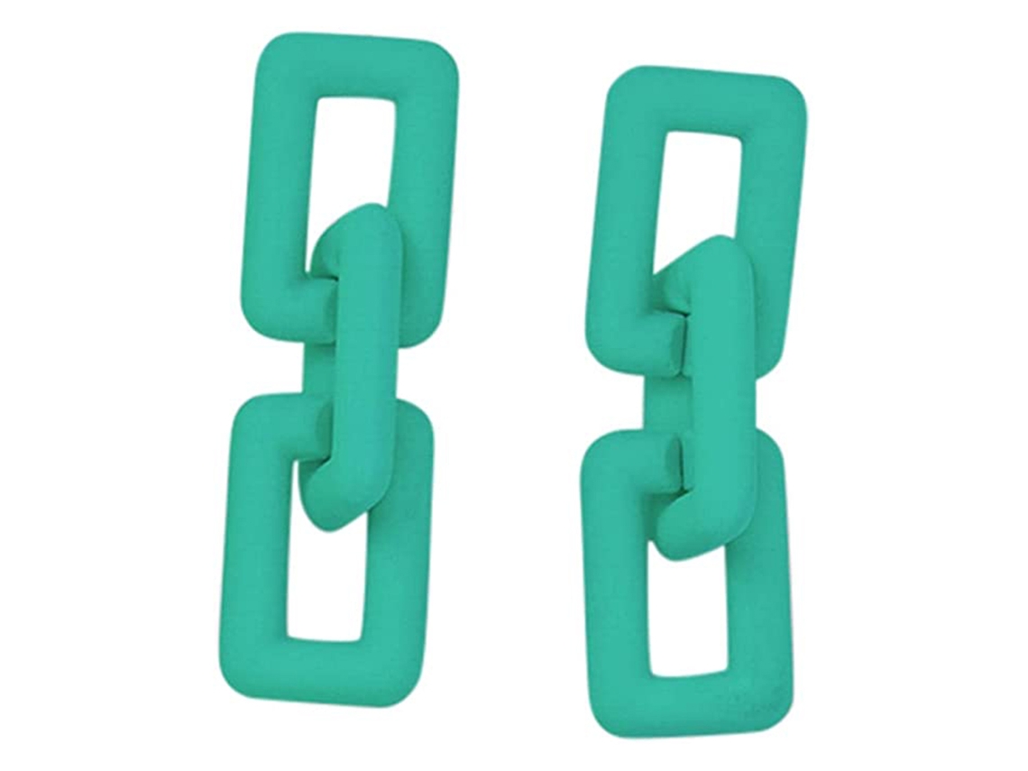 Pendientes Colgantes Franceses De Moda Para Mujer, Un Solo Color, Estilo Retro, Elegantes, Hipoalergénicos, Plateados.