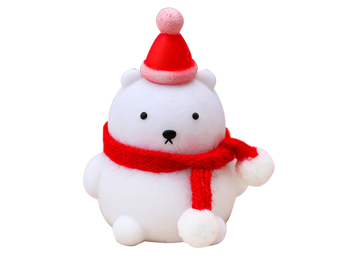 2026-lámpara De Noche Oso Navideño Led 3.6v 4.5w De Plástico Para Dormitorio Regalo Niña