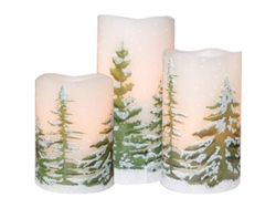 Velas Led Sin Llama Con Temporizador Automático Diario, Velas De Cera Auténtica A Pilas Para Decoración Navideña.