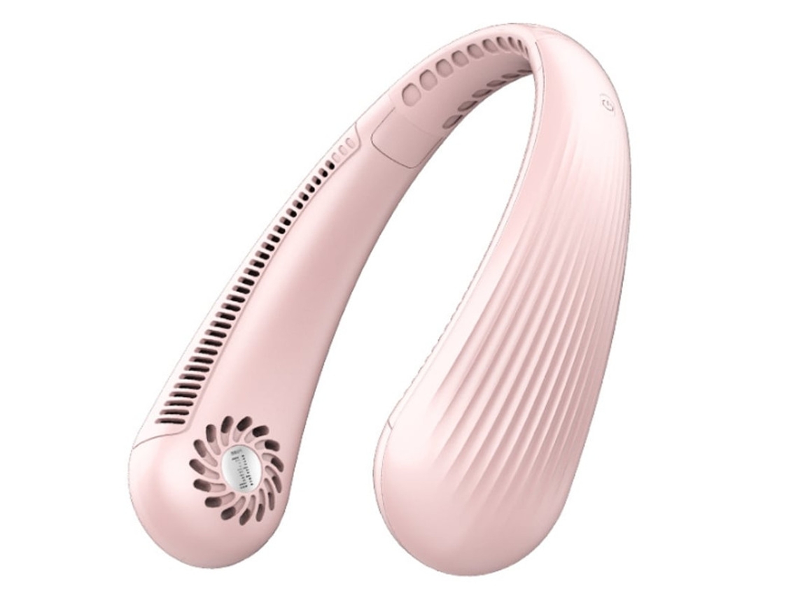 Ventilador de cuello YIZHOOD Fans289 Rosa