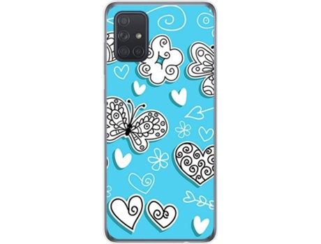 Carcasa Samsung Galaxy A71 TUMUNDOSMARTPHONE Dibujos Multicolor