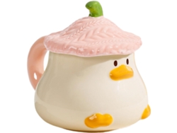 Xícara De Café Com Patinho Fofo, Xícara De Chá Divertida E Original Com Tampa.