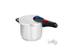 Olla Súper Rápida 10 Litros ORBEGOZO Ø 24Cm Acero Inox 18/10 Apta Para Todo Tipo De Fuegos.