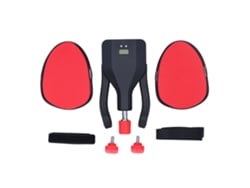 Thigh Master Exercício De Coxa E Quadril Com Resistência Ajustável 0-77.16lbs, Alças Intercambiáveis E Straps Fixos Preto