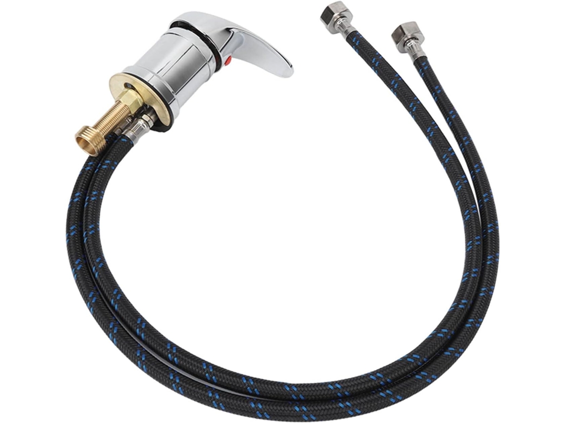 Grifo Para Lavacabezas, Grifo Mezclador Profesional Para Salón De Belleza Con Manguera Flexible De 60 Cm.