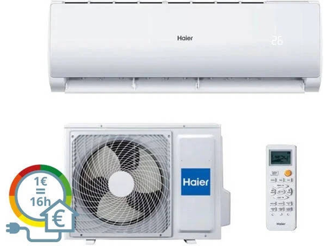 Aire Acondicionado HAIER TIDE PLUS 9 WIF (20 m² - 9000 BTU - Blanco)