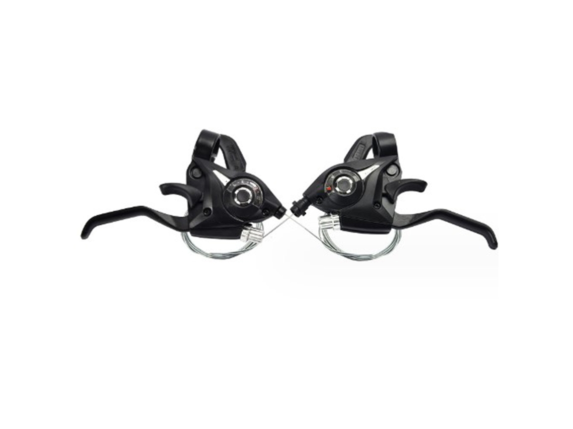 Manetas De Freno Y Cambio De Aluminio Para Bicicleta, 24 Velocidades, Para Bicicletas De Montaña Y Bicicletas De Carretera.