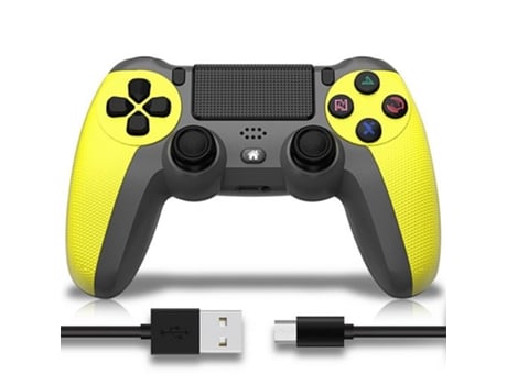 Mando PS4 KINSI Kinsi Dualshock (Inalámbrico - Negro)