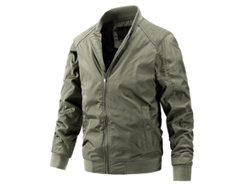 2026-chaqueta Con Cremallera Para Hombre Mystdiy Talla S-3xl Primavera Otoño Casual Outdoor Poliéster Diseño Clásico