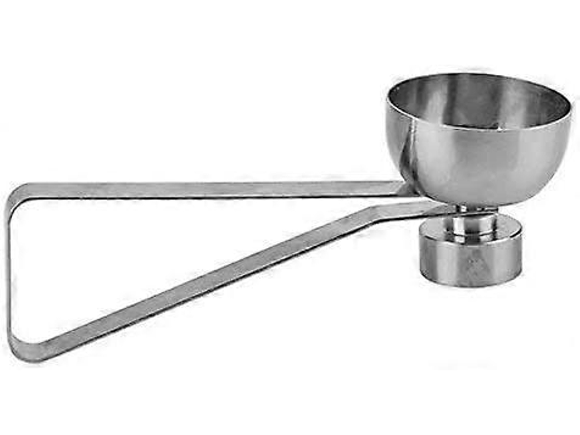 Abridor de huevos con cortador de cáscaras de 2,5 cm de diámetro, fabricado en acero inoxidable, para huevos duros y blandos. Rosewell
