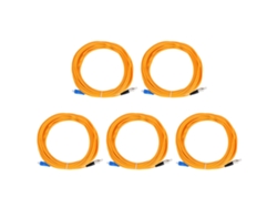 5 Cables De Conexión De Fibra Óptica Sc Fc Monomodo Monocore De 1,5 Metros