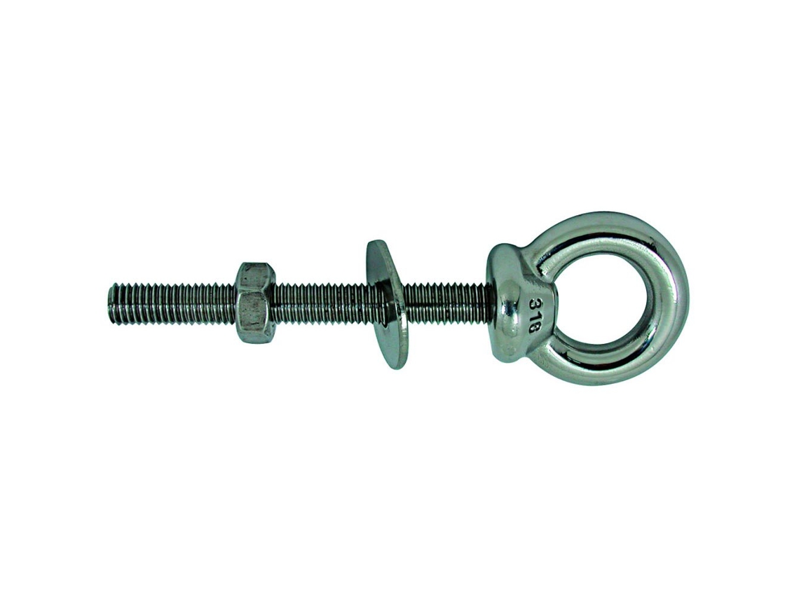 Parafuso Anel de Aço Inoxidável M12 Prateado 120 Mmoem Marine