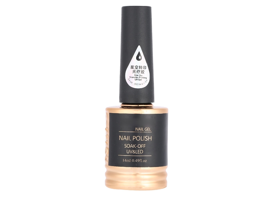 KKML-14ml Pegamento para decoración de uñas, adhesivo de lámina, herramienta de manicura con diseño de estrella para decoración de uñas en gel
