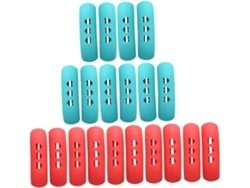 Juego de 20 protectores de goma para mangos de ollas y tapas, antideslizantes, ideales para la cocina. (Juego de 20 protectores Gokoco)
