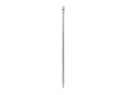 Varilla De Puesta A Tierra De Hierro Galvanizado Plateado Para Antenas Y Equipos.