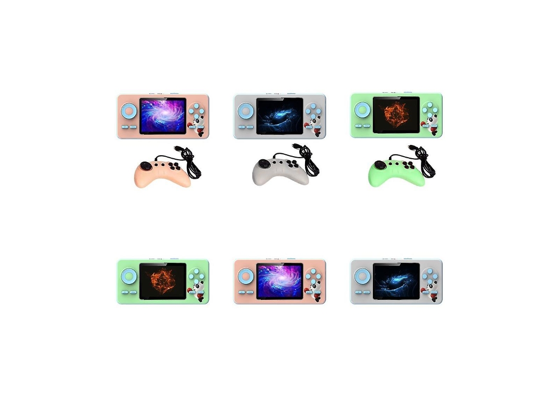 Consola De 520 Juegos, Controlador De Juegos Retro, Pantalla De 2,4 Pulgadas, Reproductor De Juegos Portátil, Modo Para Dos Personas (c)