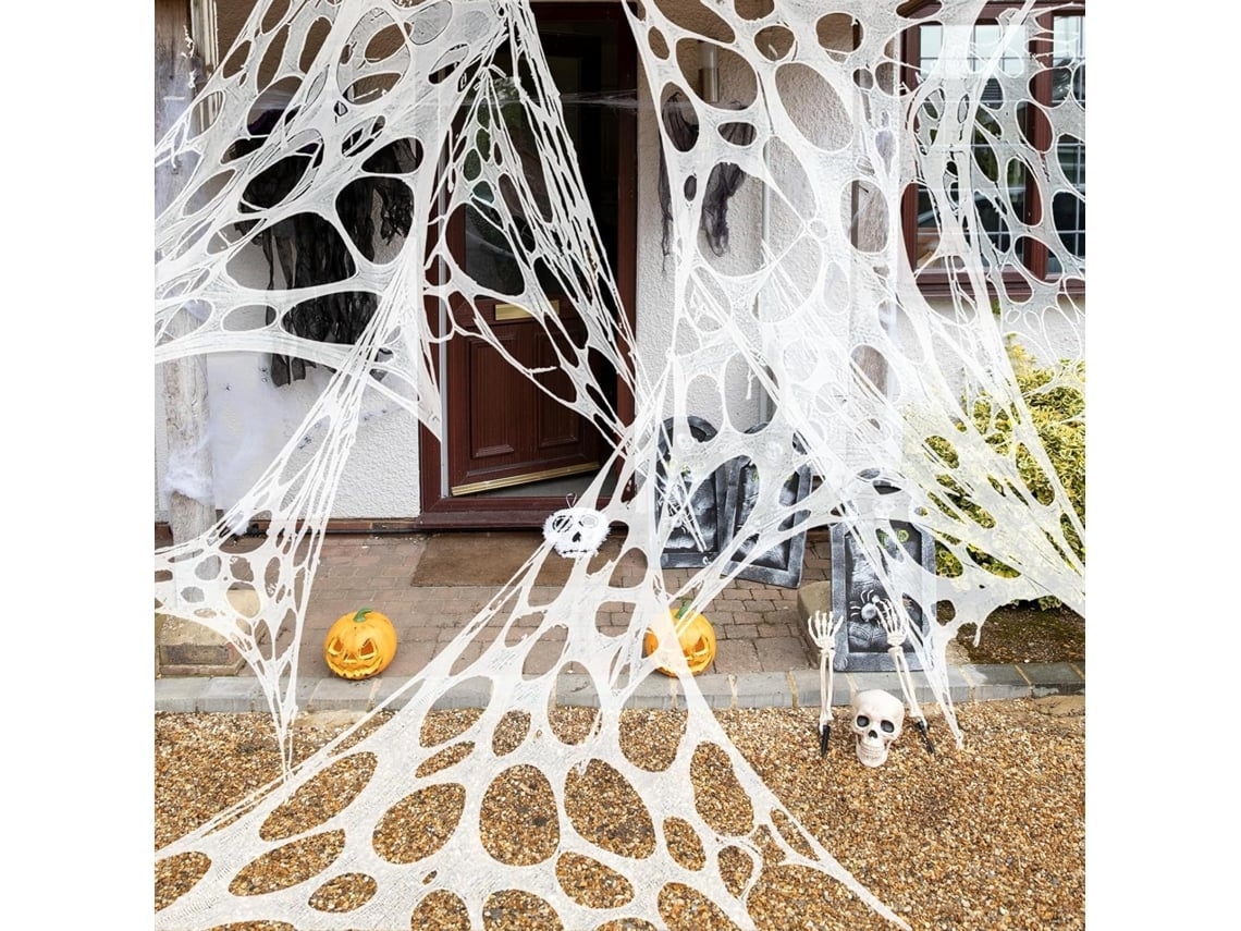 Halloween Decoraciones De Halloween De Tela De Araña Gigante Adecuadas Para Decoraciones Internas Y Externas Gusshious 100800 Cm