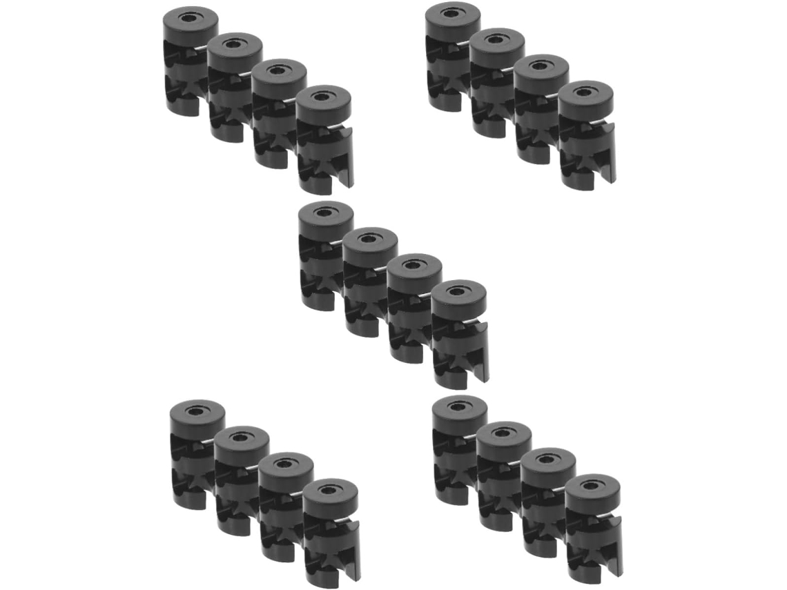 Clips De Sujeción Para Cables (20 Unidades) Para Luminarias, Soportes Eléctricos Y Sistemas De Suspensión.