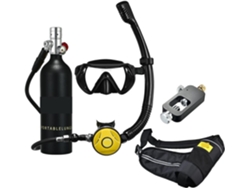 Mini Botella De Buceo, Tubo De Snorkel, Rebreather, Equipo Portátil De Apnea