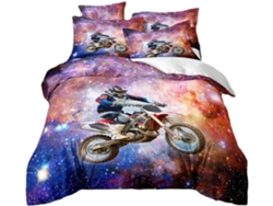 Juego Ropa Cama Estampado Funda Nórdica Almohada Material Microfibra Color Juego Niños Diseño 240x260 Cm
