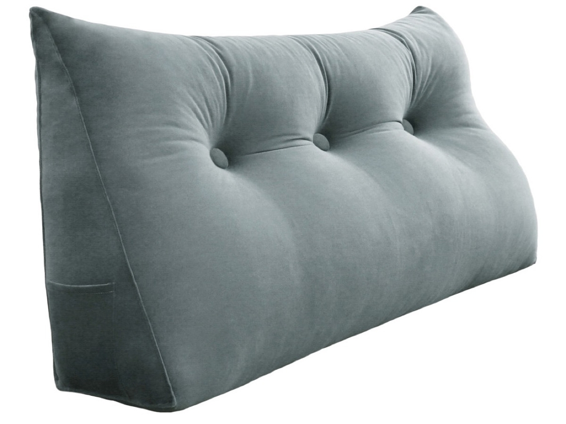 Cojín VERCART Gris 100x20x50 cm