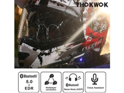 Intercomunicador Bluetooth para motocicleta Yizhood, nueva versión, 1000 Mbps, para esquí, ATV y vehículos todoterreno.