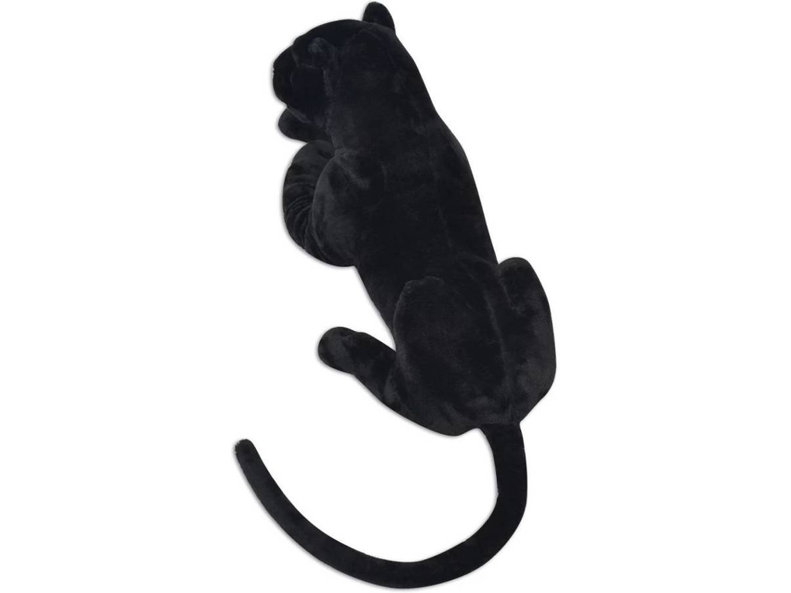 vidaXL Pantera de peluche grande XXL negra Worten.es