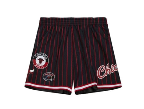Pantalones Cortos de Baloncesto Unisex MITCHELL & NESS (M - Negro)