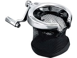 Accesorio Para Motocicleta Kuryakyn 1481: Portavasos Para Pasajero Con Cesta De Malla Para Honda Gold Wing...
