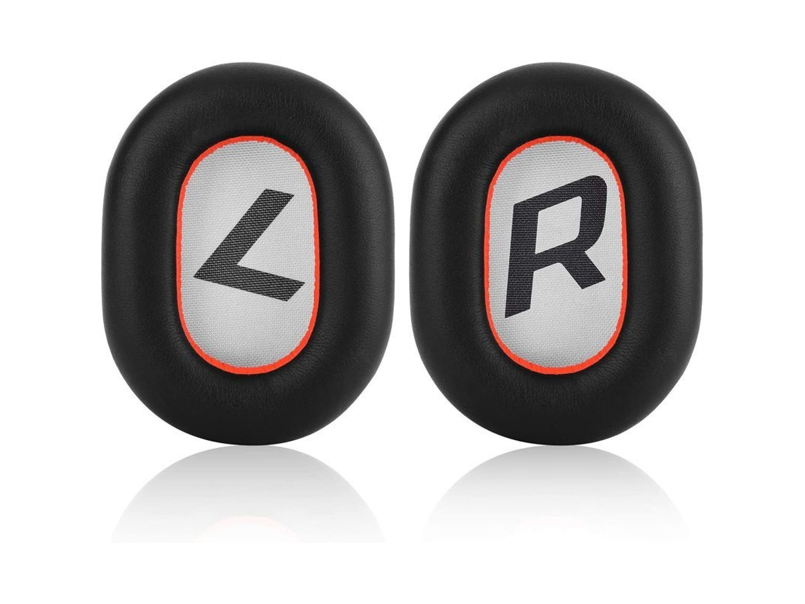 Almohadillas De Repuesto Para Auriculares Plantronics Backbeat Pro 2 Con Piel Proteínica Negra.