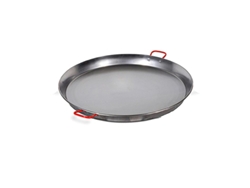 Paellera valenciana de 65 cm. pulida para 22 personas