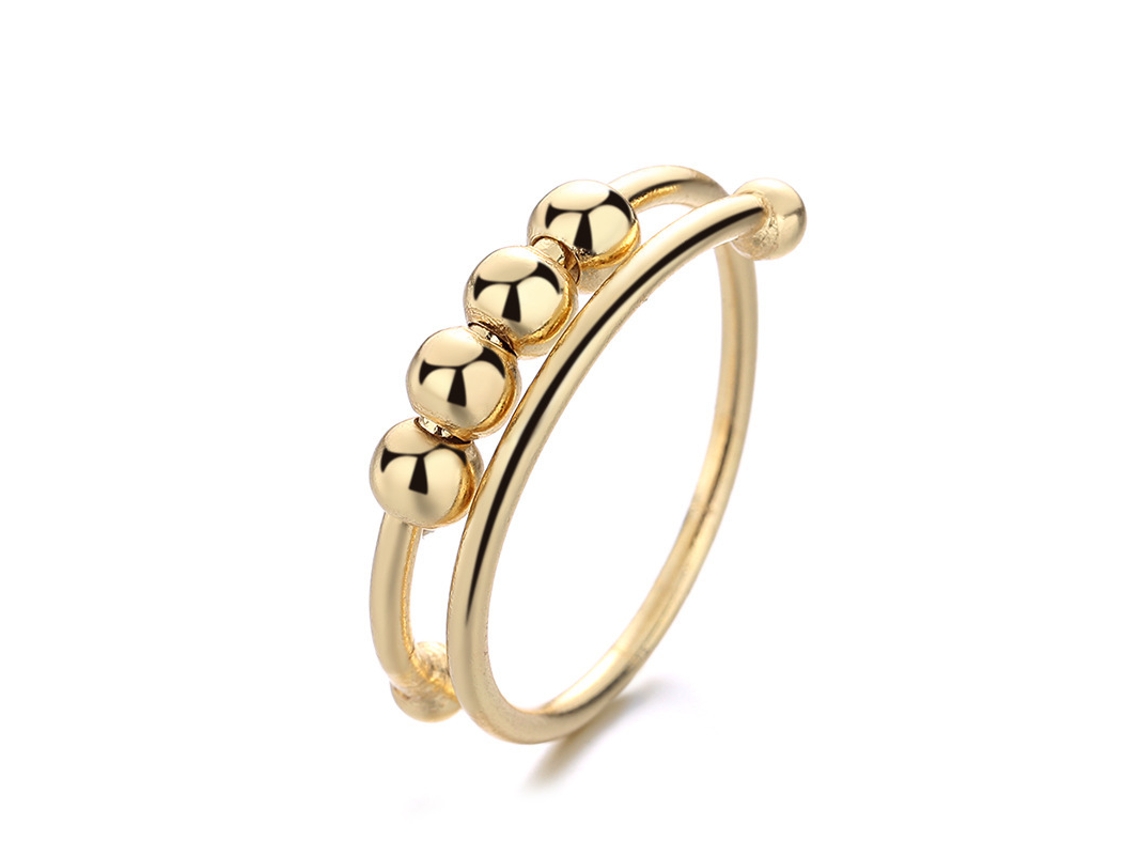 Anillo Fidget Chrui Anti-estrés Ajustable Cobre (10)