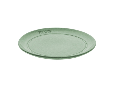 Dining Line Plato plano 15 cm, Cerámica, Salvia STAUB
