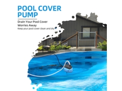 Bomba Sumergible para Cubierta de Piscina con Manguera y Cable