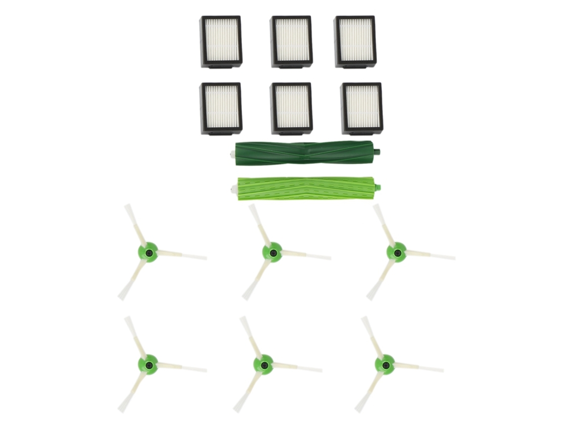 14 peças adequadas para os acessórios de irobot roomba varrendo robô escova lateral escova principal i7 e5 e6 i3 escova lateral  GERTIZ 